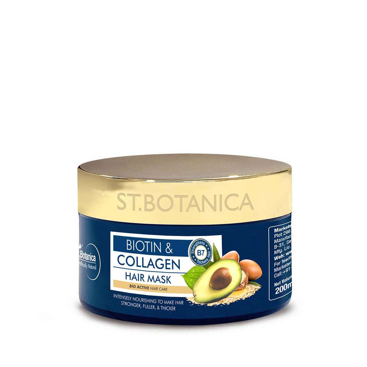 Buy StBotanica Biotin  Collagen Hair Mask 150 ml Online at Best Price   Hair Creams And Gels