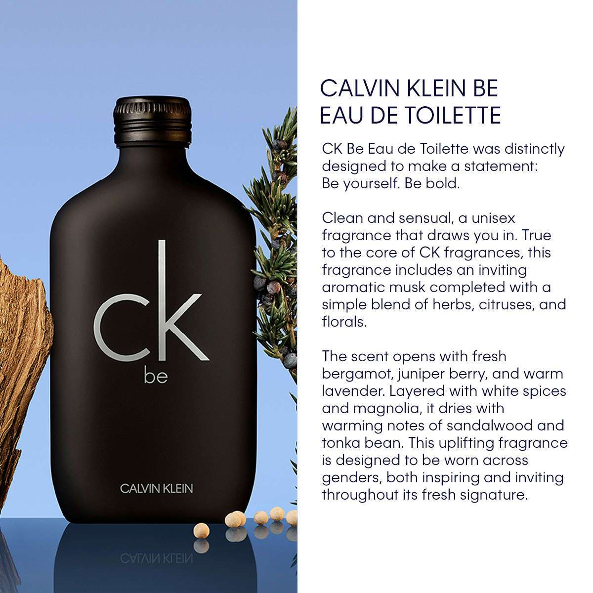 Buy Calvin Klein CK Be Eau De Toilette 100 ml, EDT For Everyone