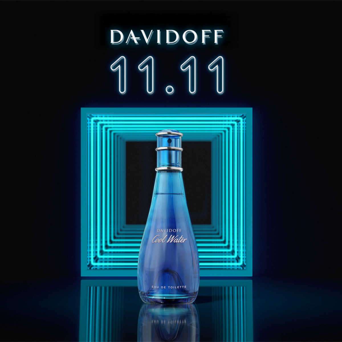 Buy Davidoff Cool Water Eau De Toilette For Women 100 ml, Fresh