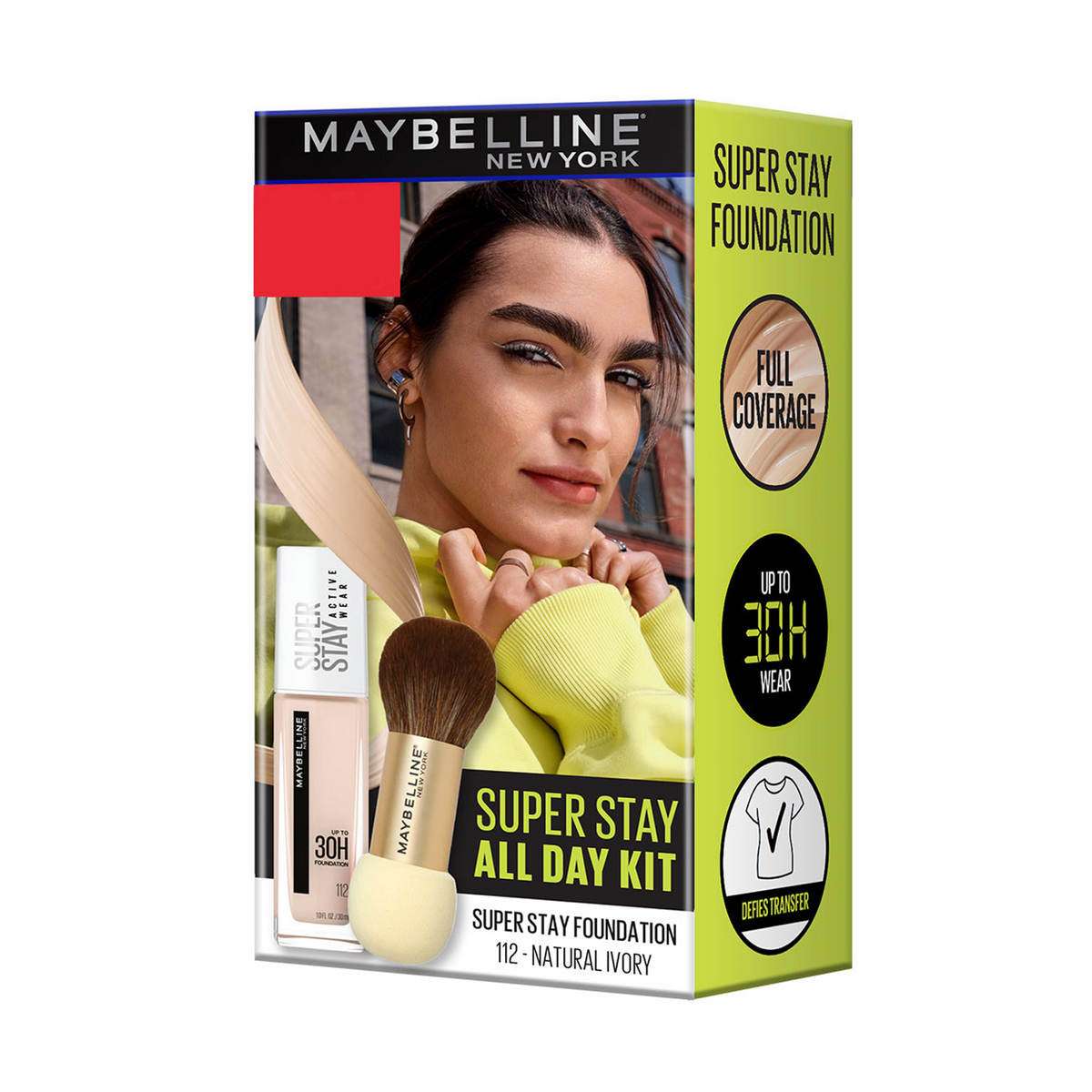 Buy Maybelline New Best SSBeauty at Active in Coverage Super Foundation Wear India Stay Price Liquid York | Online Full