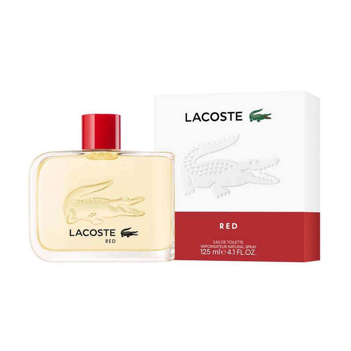 Buy Lacoste Heritage Red Eau De Toilette for Men 125 ml Online