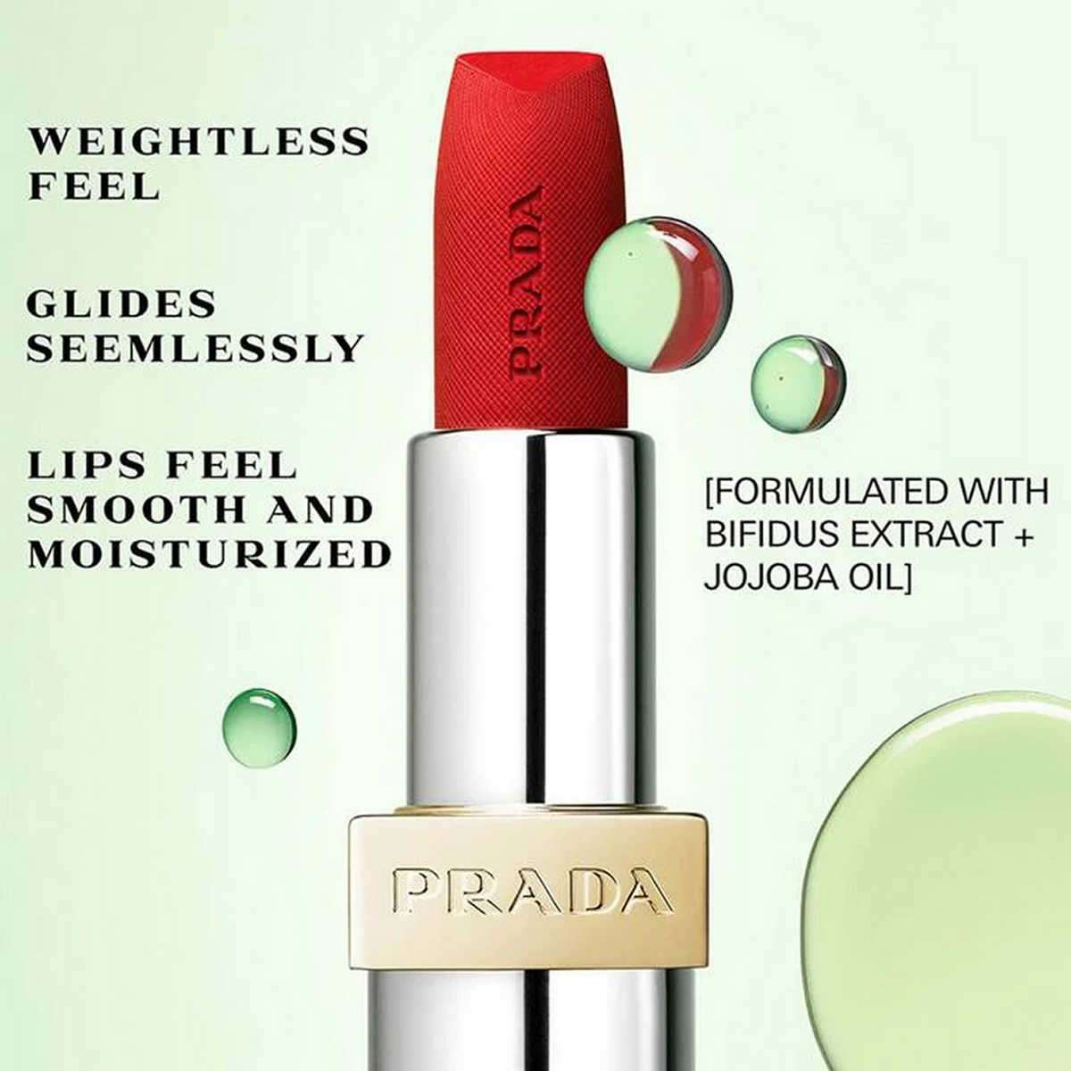 Buy Prada Monochrome Soft Matte Lipstick - Buildable Coverage