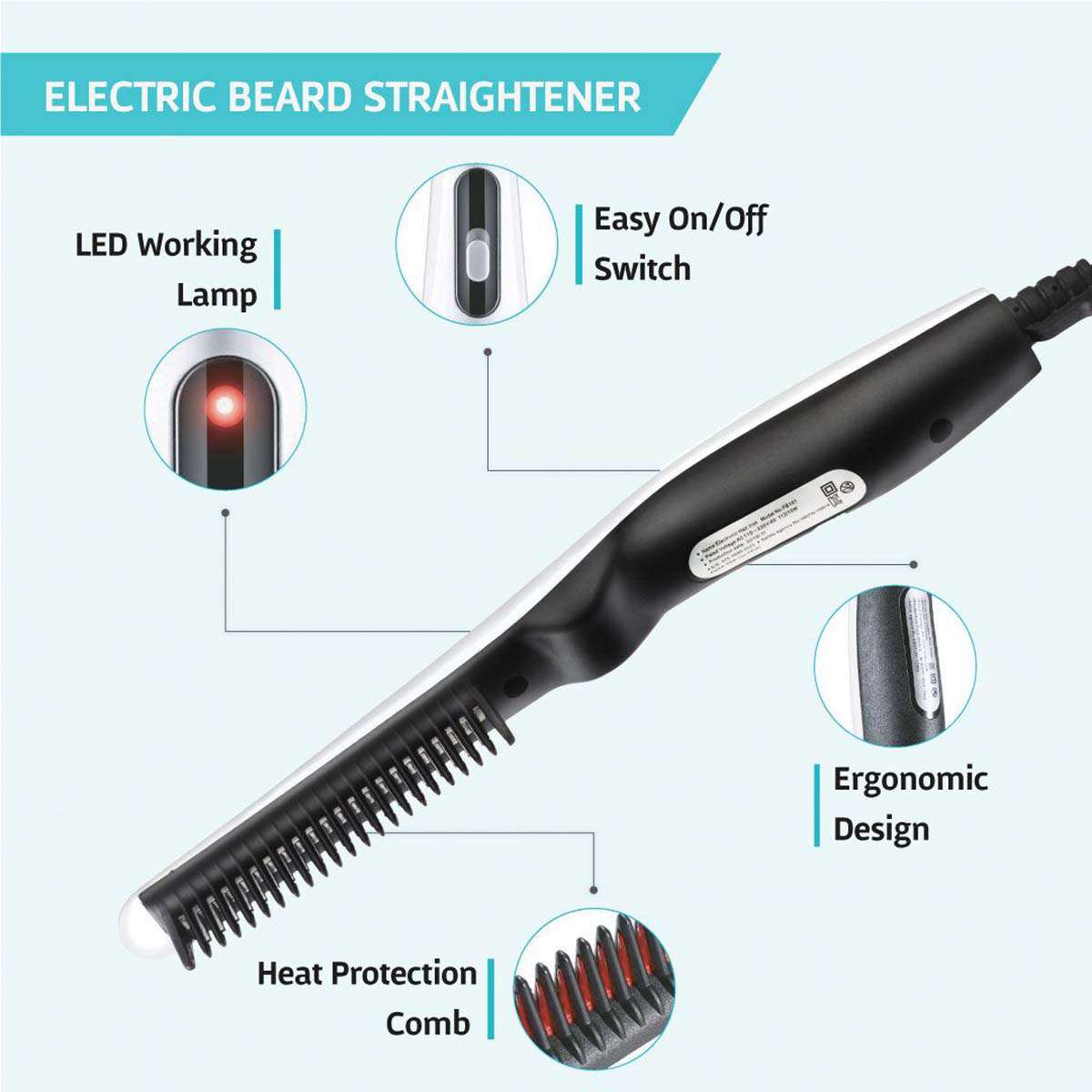 Beard store oil straightener