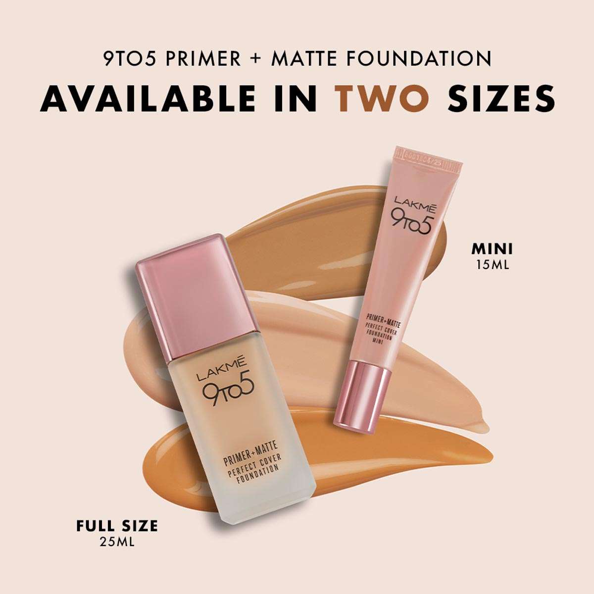 Buy Lakmé 9 To 5 Primer + Matte Perfect Cover Foundation In India