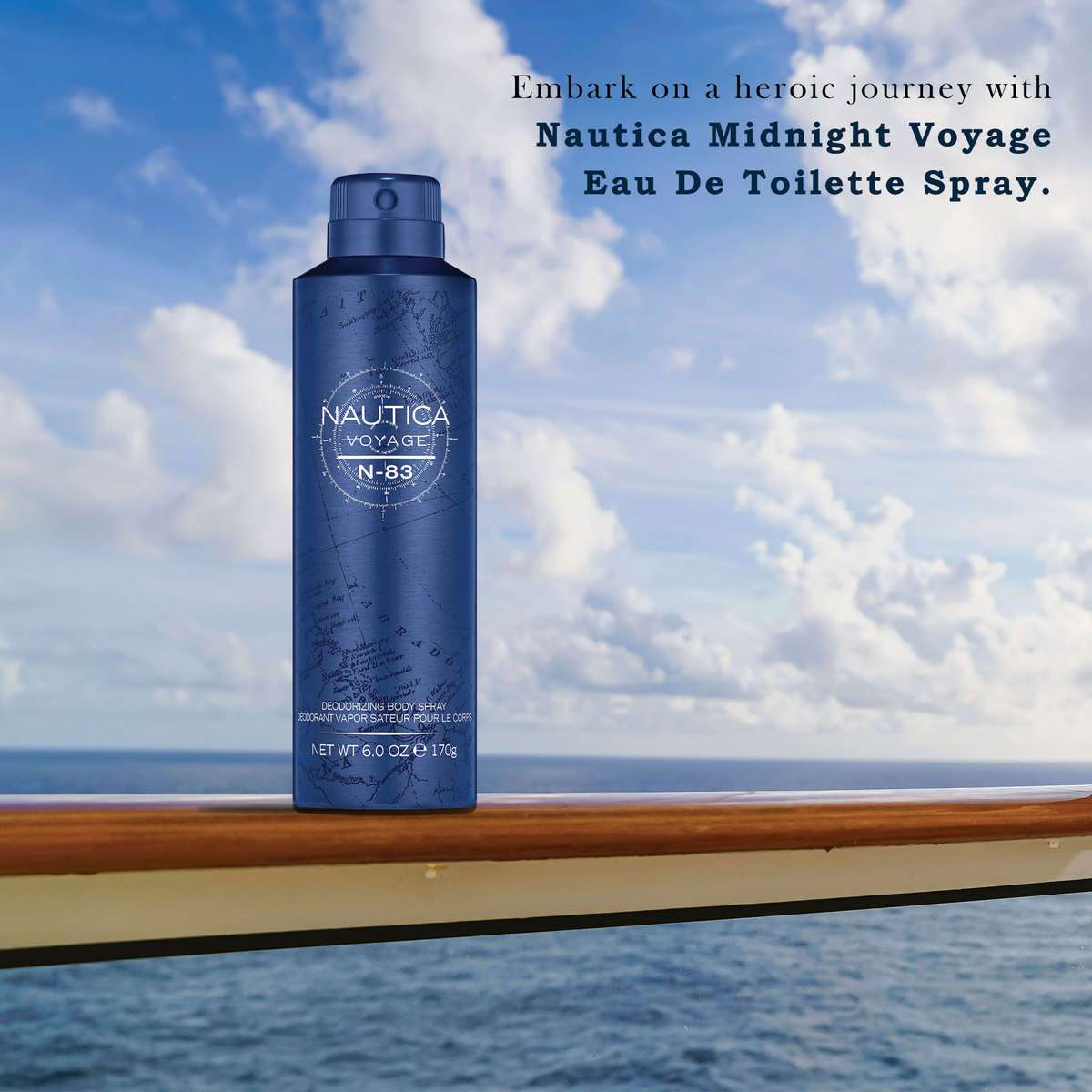 Buy Nautica Voyage N83 Body Spray 170 gm Online at Best Price in