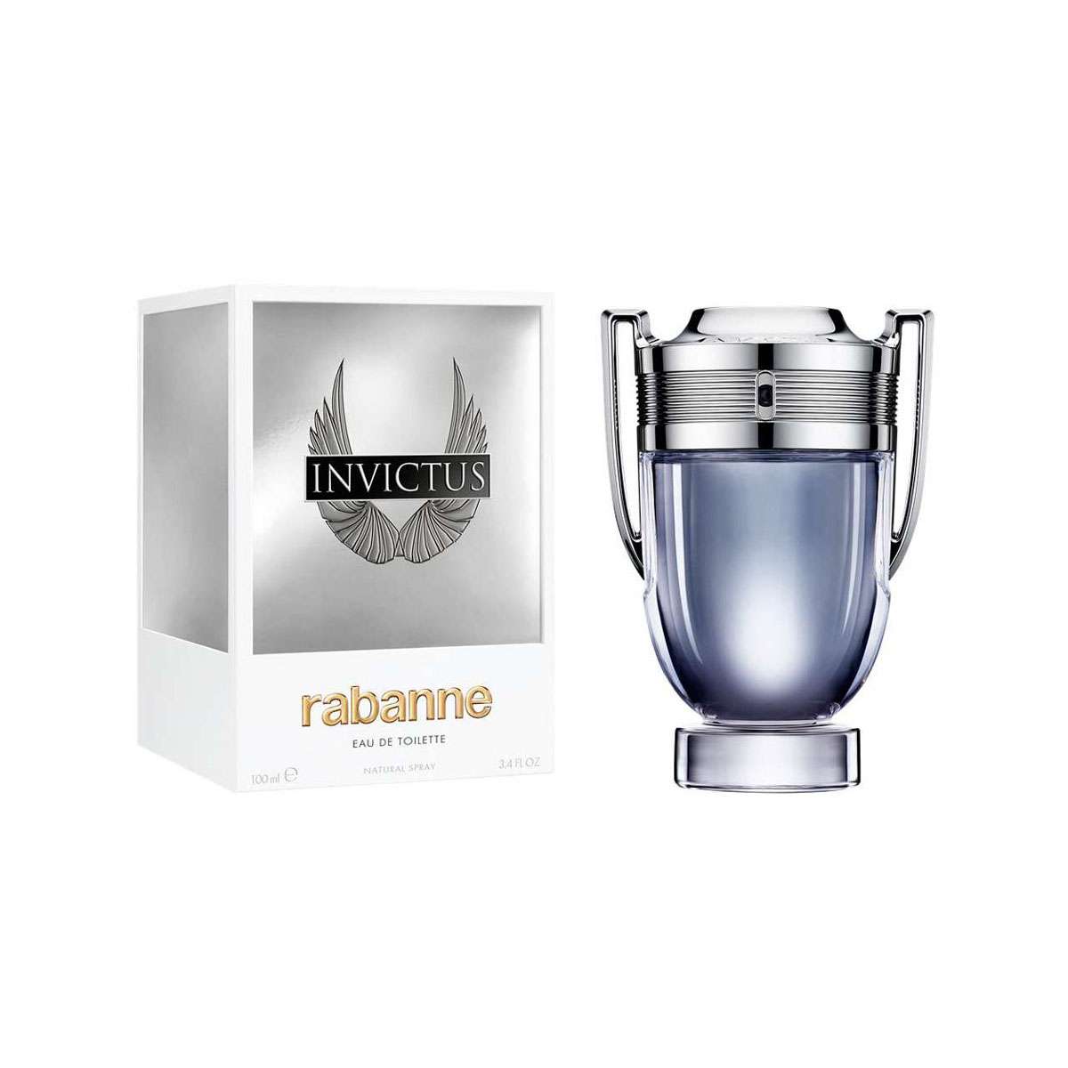Buy Rabanne Invictus Eau De Toilette For Men - 100 ml Online at