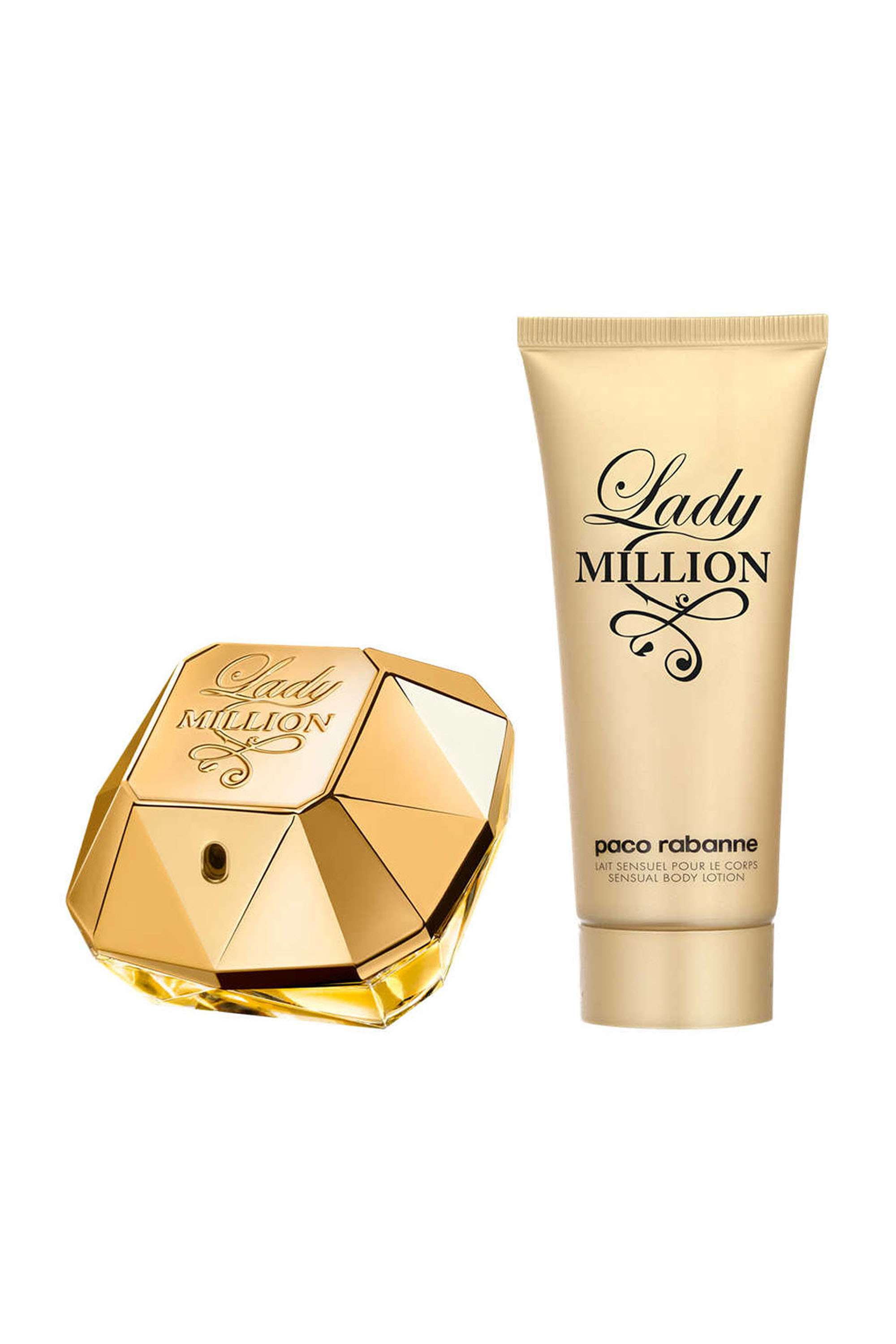 Buy Rabanne Lady Million Eau de Parfum Gift Set EDP 80 ml Sensual Body  Lotion 100 ml Online at Best Price in India SSBeauty