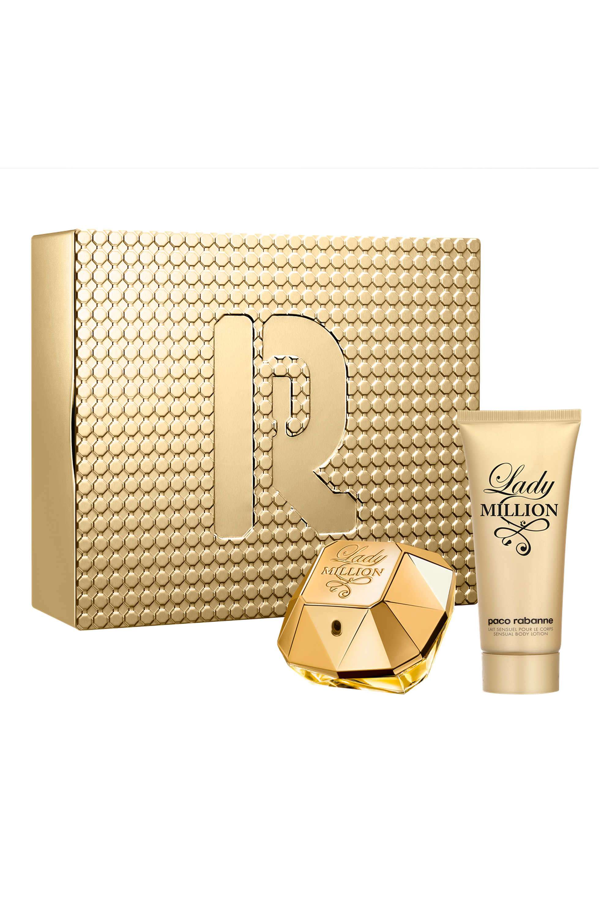 Lady Million Eau de Parfum Gift Set EDP 80 ml Sensual Body Lotion 100 ml