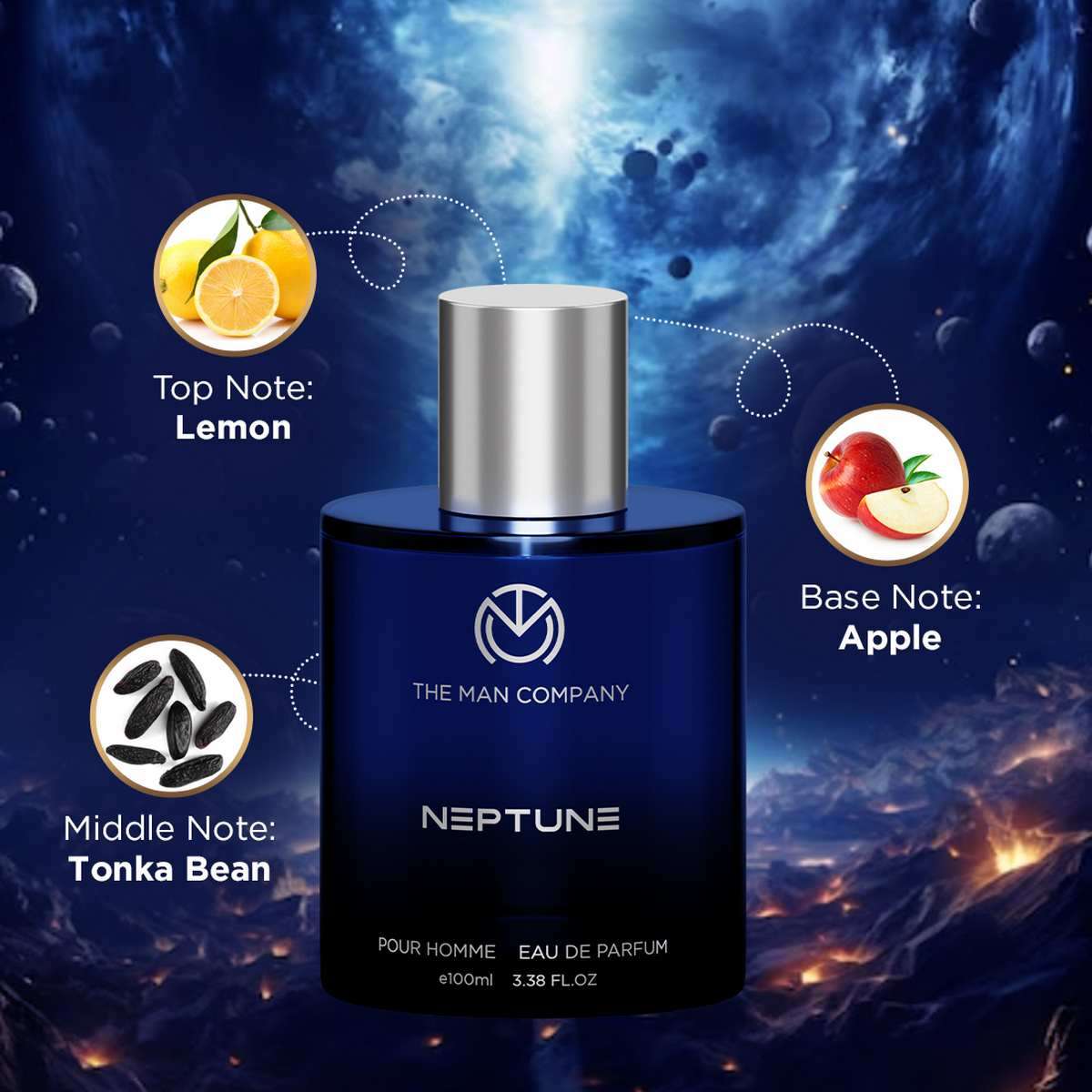 Buy The Man Company Neptune Eau de Parfum 100 ml Online at Best Price in  India SSBeauty