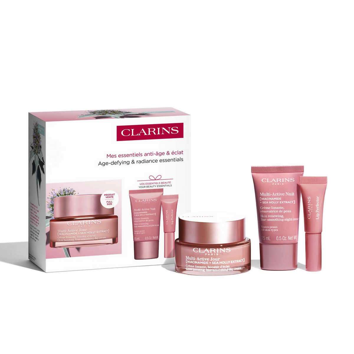 未使用 CLARINS クラランス マルチアクティブ コレクション セット Buy Clarins Multi-Active Set - 294 gm Online at Best Price in