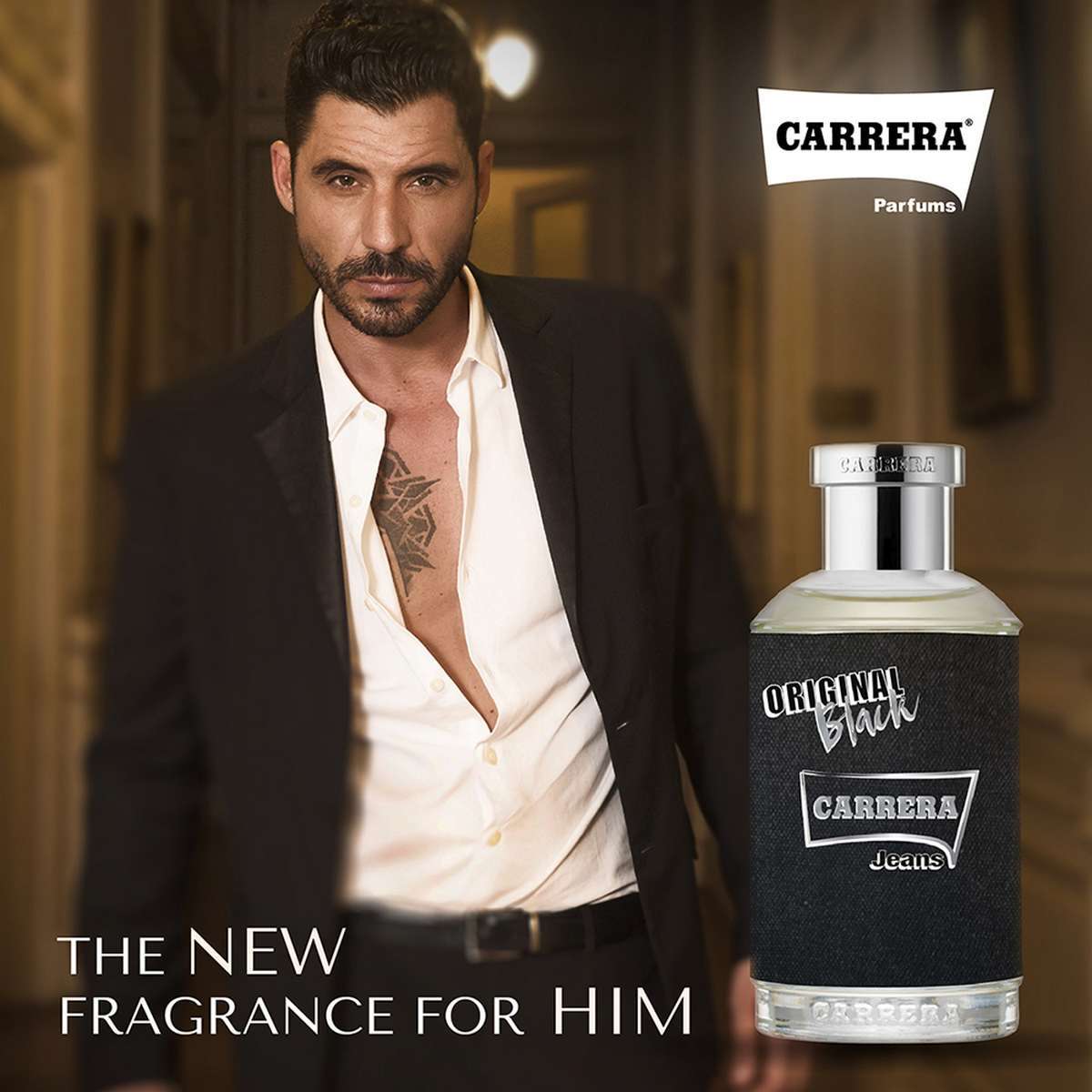 Buy Carrera Jeans Black Original Uomo Men's Eau de Parfum Natual