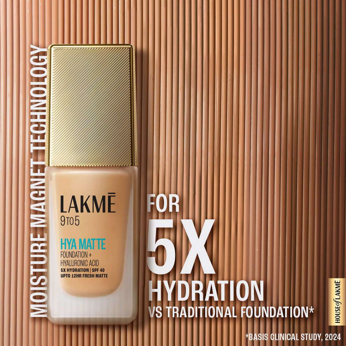 Buy Lakme 9to5 Hya Matte Foundation + Hyaluronic Acid Online at