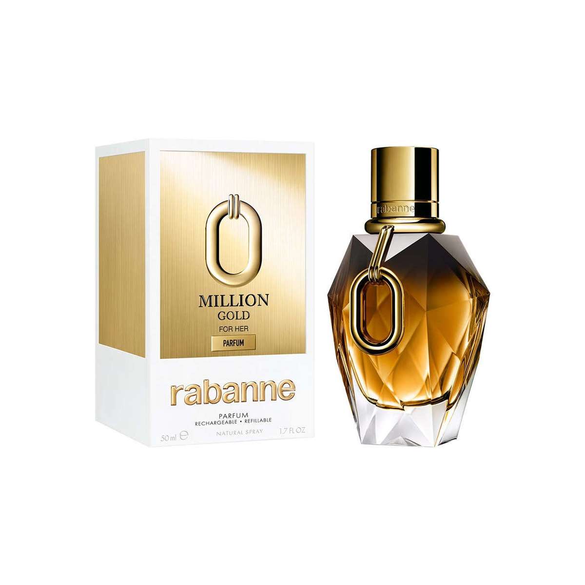 【新品未開封】ラバンヌ Rabanne Million Gold For Her Buy Rabanne Million Gold For Her Parfum - 50 ml Online at Best